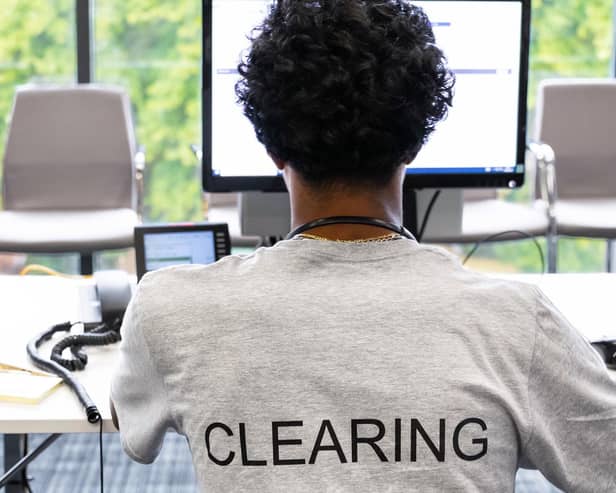 Clearing operator at University of Bedfordshire (Picture: University of Bedfordshire)