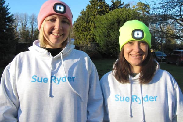 Maryanne (left) and Tanya (right) will swap their office for the valleys and beautiful mountain scenery of Iceland this March to raise vital funds for Sue Ryder