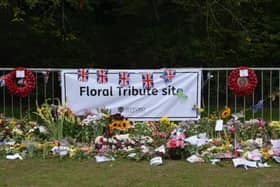 Floral tributes placed in memory of The Queen will be removed on Tuesday