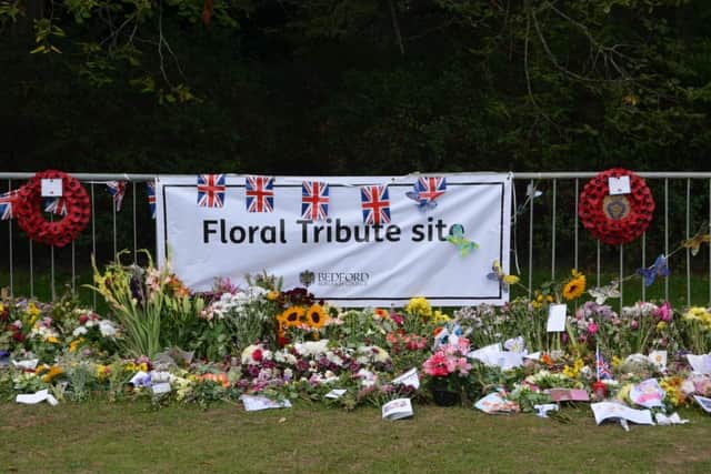 Floral tributes placed in memory of The Queen will be removed on Tuesday
