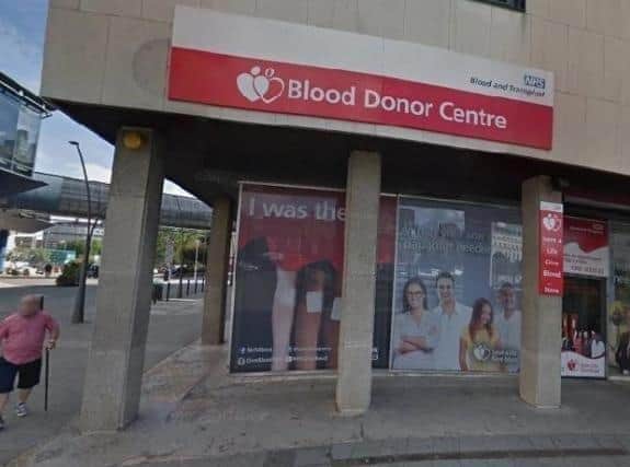 There is a permanent blood donor centre in Luton town centre