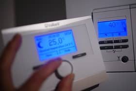 A domestic home thermostat