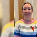 RAF veteran Stacey Denyer proudly wearing the plastic free poppy. Picture: Royal British Legion