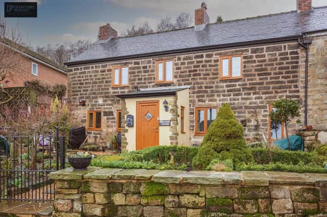 The cottage on Chapel Lane, Crich, is on the market for £499,995.