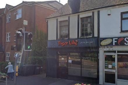 Tiger Lily, in Kempston's Bedford Road, scored 3 out of 5 after eight reviews. One customer said: "Regular customer over a number of years - never disappointed with the food or service. App makes it easy to order. Recommend the Singapore Chow Mein and also the satay mushrooms which have become a new favourite"