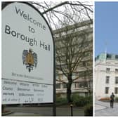 Bedford Borough Hall and Luton Town Hall