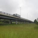 The bridge at The Branston Way is now closed for repairs at Ladies Walk Viaduct (Picture: Bedford Borough Council)