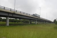 The bridge at The Branston Way is now closed for repairs at Ladies Walk Viaduct (Picture: Bedford Borough Council)
