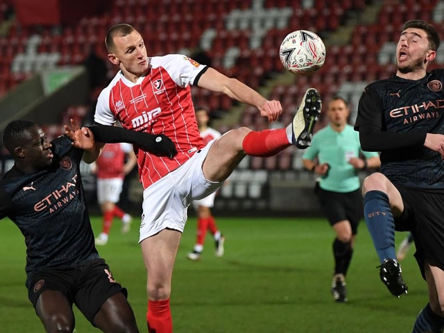 Cowley had refused to comment on speculation linking the Robins captain with Pompey out of respect to his current employers. However, The News understood he was high on a list of potential targets with the Blues boss aware of his ability. But with his contract expiring in the summer, the club reprise their interest in the close season. Picture: Shaun Botterill/POOL/AFP via Getty Images