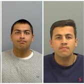 L to R Mohammed Shamrez, Mohammed Shakeel and Mohammed Said. Pictures: Bedfordshire Police