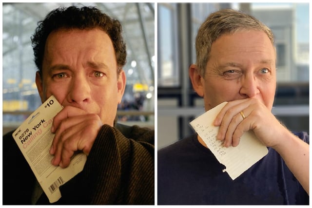 Tears in the terminal. Tom Hanks/David Day.