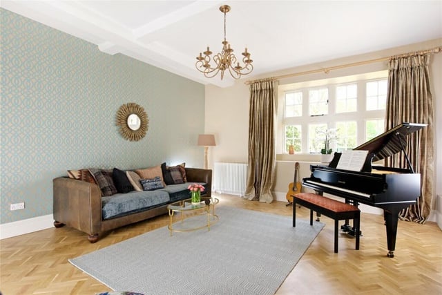 Once you've had enough of watching TV in the cinema room, why not tinkle the ivories in the music room?