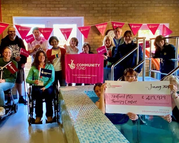 Bedford MS Therapy Centre delighted at being granted £419k by the National Lottery Community Fund
