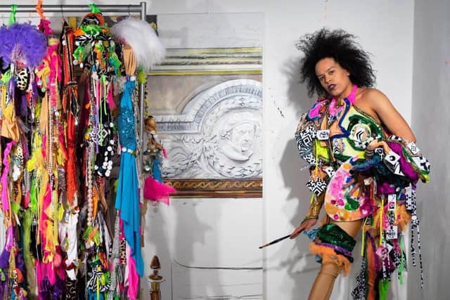Quilla Constance in her studio, 2022 