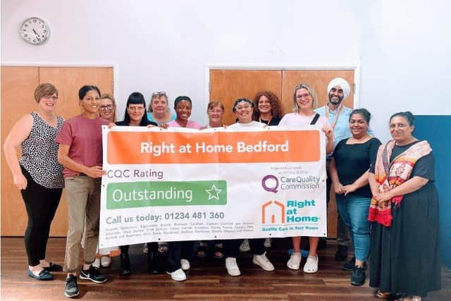 Right at Home Bedford rated Outstanding by Care Quality Commission