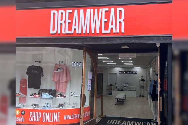 Dreamwear, in Silver Street, Bedford (Picture courtesy of The Monkey Group International Ltd/BusinessesForSale.com)