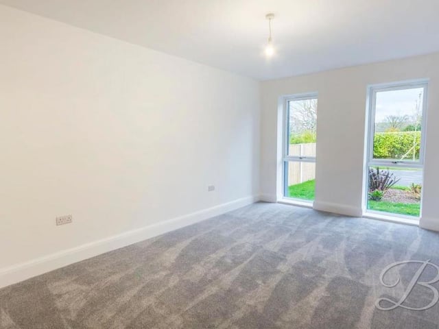 One of the bedrooms is on the ground floor, although it could be converted into a TV room. It has its own en suite facilities.