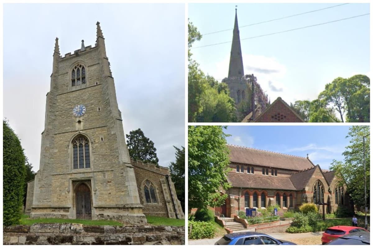 Almost a dozen Bedford heritage sites considered at risk - including St Martin's Church in Clapham Road 