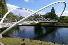 Butterfly Bridge over the River Great Ouse in Bedford. Picture: Victoria West
