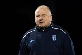 Bedford Blues head coach Mike Rayer - delighted with first win at Caldy.