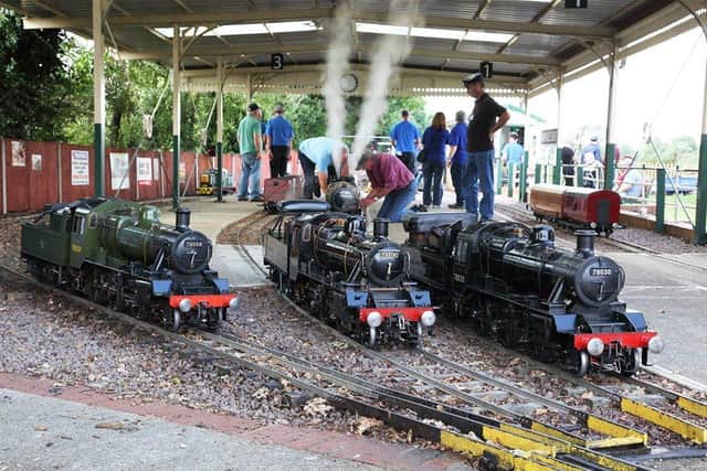 A variety of Steam locos ready for action