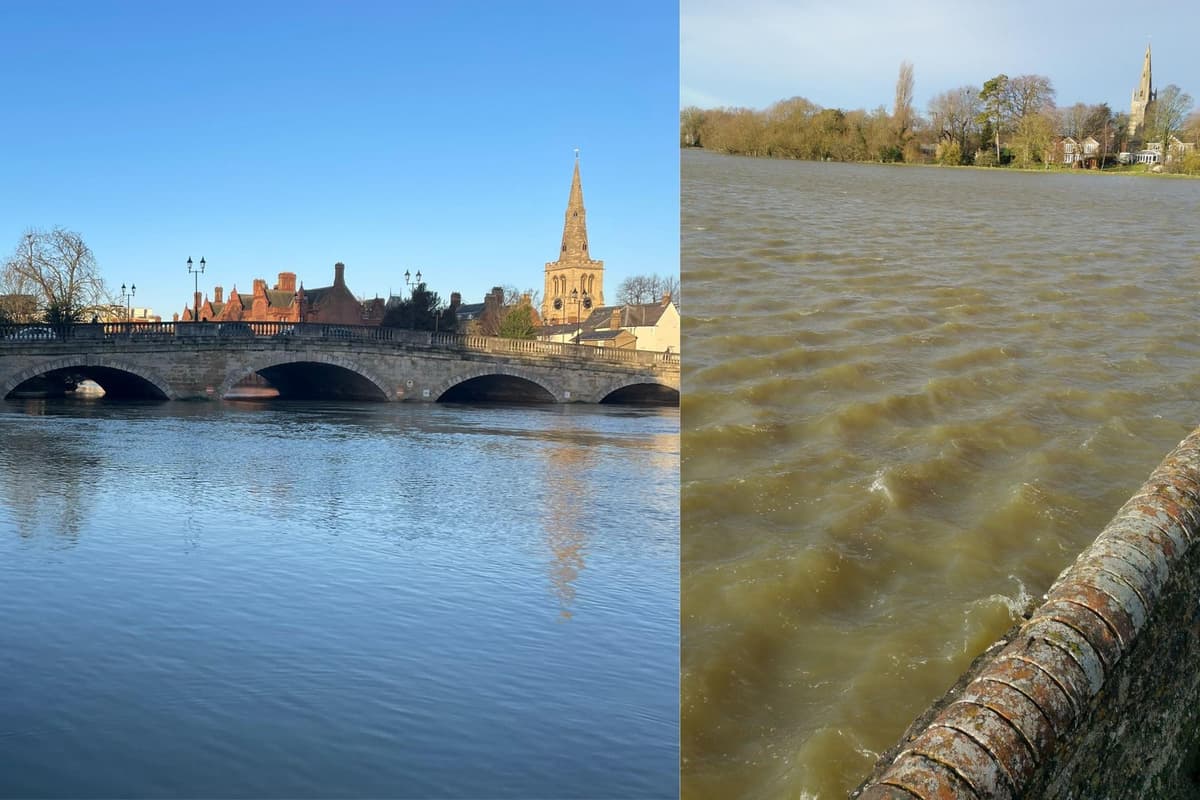 Radwell Bridge still closed after flooding as water levels at Bedford's Town Bridge remain high 