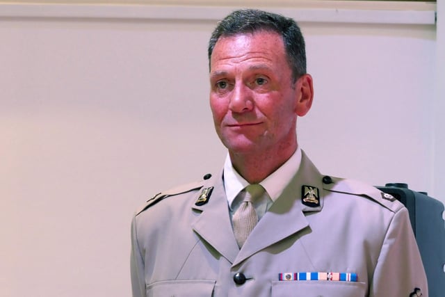 Major Timothy  Brown, Regimental Secretary of Area 2