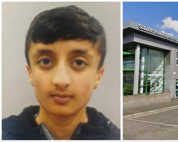 Hamdan Aslam died at St Kentigern’s Academy in Blackburn of natural causes, police have said
