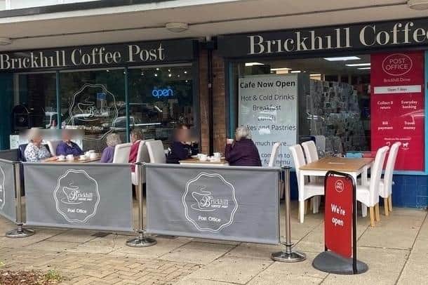 The Brickhill café and post office (Picture courtesy of Vandervells)