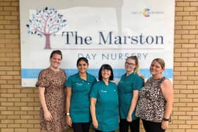 The Marston Day Nursery team