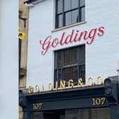 The restored former Goldings building
