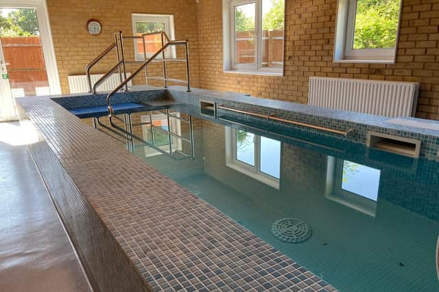 Bedford MS Therapy Centre's new hydrotherapy pool which will also help people with Parkinsons, cerebral palsy or those who've recently had operations