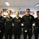 The new Community Welfare Officers at Bedfordshire Fire and Rescue Service, who will be working with EEAST to respond to non-emergency fall incidents.