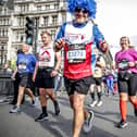 Goddo during his first London Marathon
