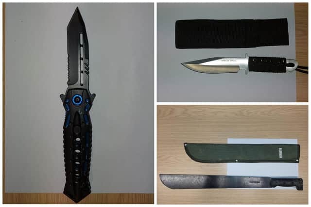 These three weapons have been taken off the streets