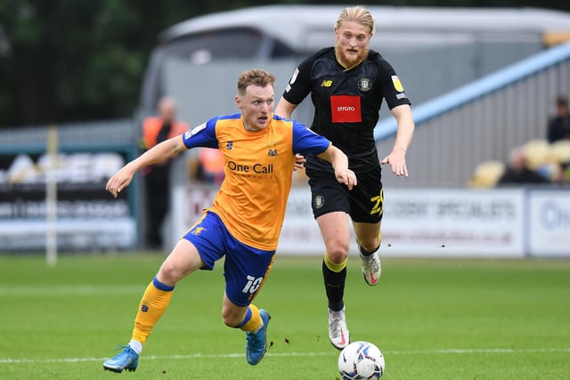 Maris is a crucial part of the Mansfield Town midfield, but competition in there is increasing all the time.