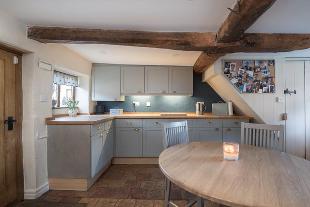 At the end of the hallway is this lovely kitchen/breakfast room. Measuring 14ft 5in by 16ft 10in, it features a highly efficient electric AGA
