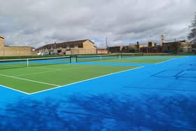 The tennis courts at Southfields, Kempston