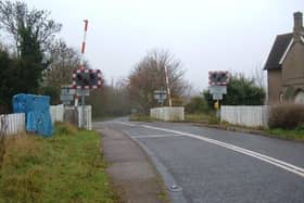 The level crossing at Marston Road Lidlington