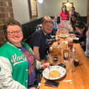 Adult services Bedford Fortnightly Social Group enjoying a meal