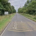 The B530 Ampthill Road at Houghton Conquest