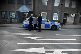 The arrest at Union Street, Bedford (Picture: Bedford Community Policing Team)