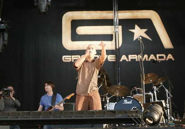 Groove Armada perform ay "The Nokia Isle of Wight Festival 2004". Photo by Getty Images