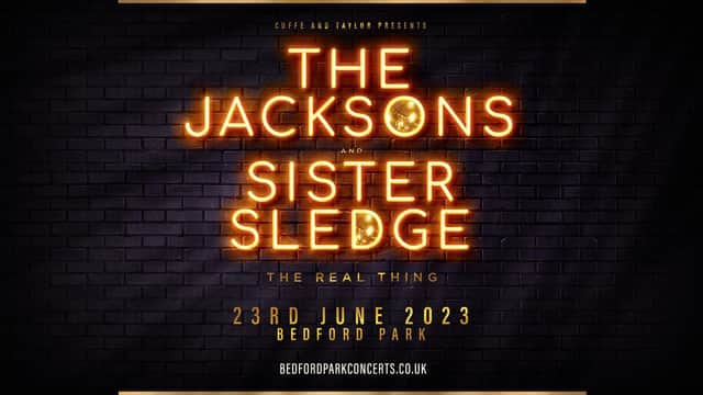The Jacksons, Sister Sledge and The Real Thing will play Bedford Park next summer.