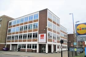 The sale of this office building in Lurke Street, Bedford, has benefited an oversees charity
