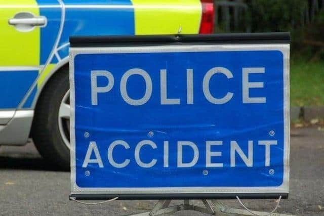 The collision happened on the A421 westbound carriageway between the A600 and A6 junctions on Saturday (January 13) at around 10.40pm