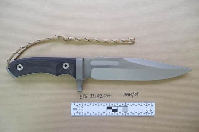 The knife used