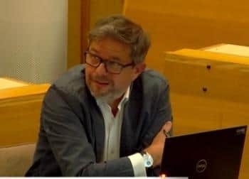 Councillor Jonathan Abbott at the Environment and Sustainable Communities Overview and Scrutiny Committee Thursday, 8th June 2023