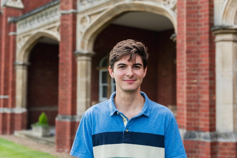 Luca Moretto gained an A* and four As and is off to read ancient and modern history at Oxford University. He said: “The school played a big part in helping me
prepare for the Oxford entrance exams - I have undertaken a lot of practice interviews and tests with Mr Ramsden, which have been a massive help.”