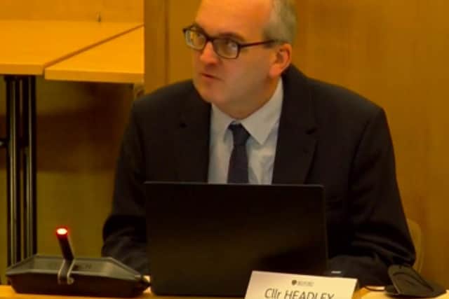 The portfolio holder for finance, councillor Michael Headley (LibDems, Putnoe)